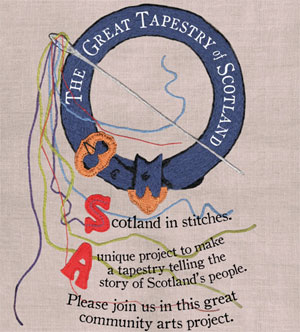 Great Tapestry of Scotland promotional logo 